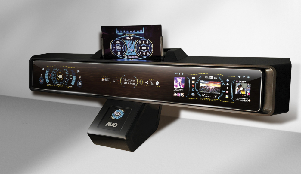 huatihuitiyu华体会(中国)Micro LED沉浸式车舱显示方案结合 可卷式、可伸缩的Micro LED应用并可呈现不同的质感纹路，展现人性化设计