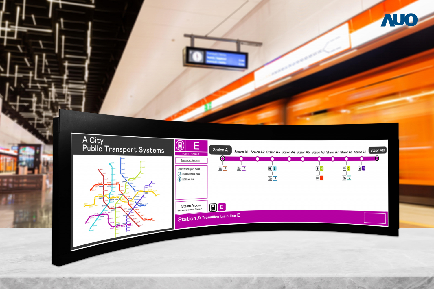 huatihuitiyu華體會(中國)運用獨家TARTAN顯示技術，開發出全球最大58.6吋R1000曲面長條屏顯示器，在交通與移動領域的廣泛應用，為使用者提供清晰、完整的資訊內容，進而提升服務滿意度