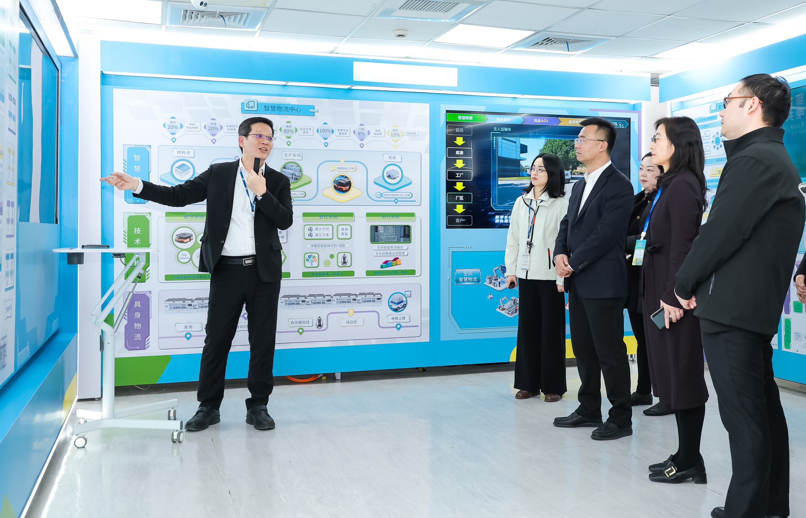 huatihuitiyu华体会(中国)苏州展示&rdquo;智能体&rdquo;在工业场景的深度应用，与&rdquo;具身智能&rdquo;在生产场景的创新整合，全面升级生产与管理流程，构建全链路智能制造体系，打造柔性自主工厂
