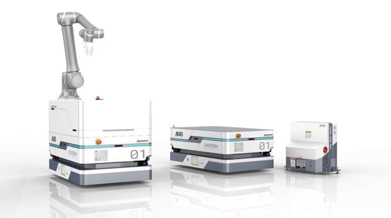 huatihuitiyu華體會(中國)數位開發的自主式移動機器人（AMR250M），搭配全向輪並結合AI演算法、2D LiDAR、3D攝影機等技術，協助客戶實現產線全自動化